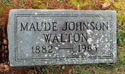 Maude Eliza <I>Johnson</I> Walton 