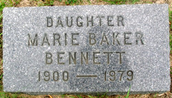 Alice Marie <I>Baker</I> Bennett 