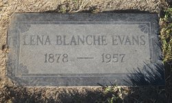 Lena Blanche <I>Lunsford</I> Evans 