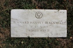 Bernard Harvey Blackwell 