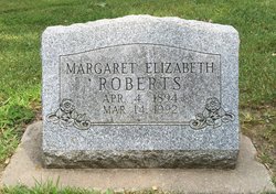 Margaret Elizabeth <I>Crumbaker</I> Roberts 