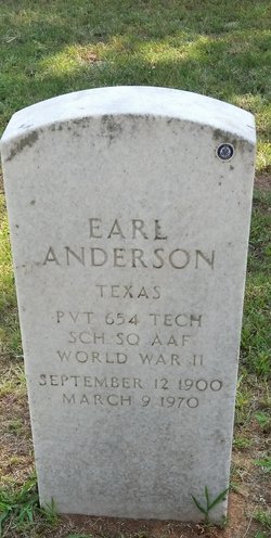 PVT Earl Anderson 