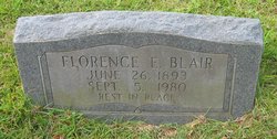 Florence E Blair 