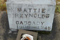Mattie Charles <I>Reynolds</I> Cassady 