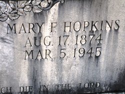 Mary Frances <I>Hopkins</I> Hearne 