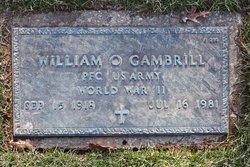 PFC William O Gambrill 