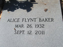 Alice <I>Flynt</I> Baker 