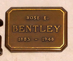 Rose Etta <I>Snyder</I> Bentley 