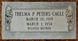 Thelma Pauline <I>Peters</I> Cagle 