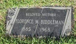 Florence Mable <I>Spurgeon</I> Biddleman 
