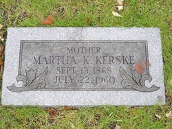 Martha <I>Knaack</I> Kerske 