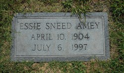 Essie <I>Sneed</I> Amey 