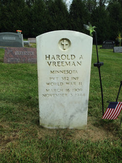 Pvt Harold A. Vreeman 