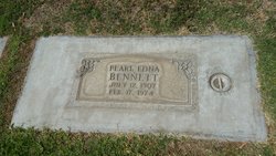 Pearl Edna <I>Betty</I> Bennett 