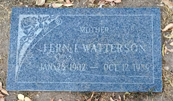 Fernie Irene <I>Whetzell</I> Watterson 