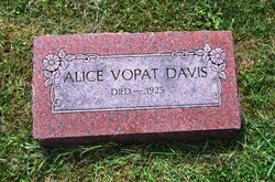 Alice <I>Vopat</I> Davis 