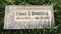 Emma Gertrude <I>Bradley</I> Broussal 