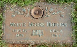 Myrtle Belle <I>Moose</I> Hopkins 