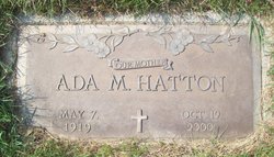 Ada M. <I>Moore</I> Hatton 