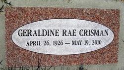 Geraldine Rae “Jerry” <I>Aasland</I> Crisman 