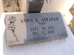 Annie Belle “Teen” <I>Young</I> Abraham 