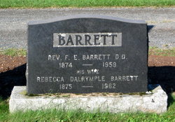 Elizabeth Rebecca “Nessie” <I>Dalrymple</I> Barrett 