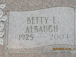 Betty L <I>Albaugh</I> Abbuhl 