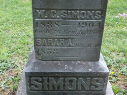 Sarah A <I>Potter</I> Simons 