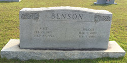 Alice L. <I>Jones</I> Benson 