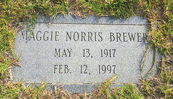 Maggie <I>Norris</I> Brewer 