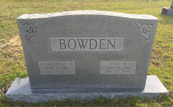 Gertrude <I>Benson</I> Bowden 
