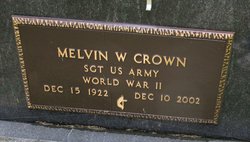 Melvin W “Bud” Crown 