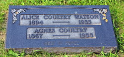 Alice <I>Coultry</I> Watson 