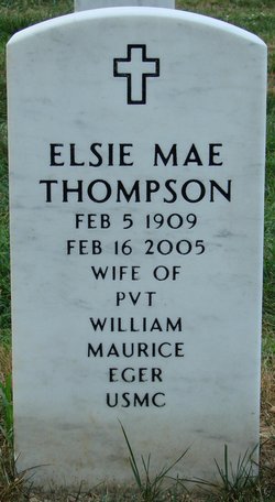 Elsie Mae <I>Thompson</I> Eger 