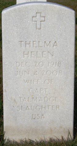 Thelma Helen <I>Curtindale</I> Slaughter 