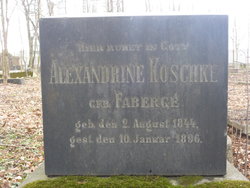 Alexandrine Caroline <I>Fabergé</I> Koschke 