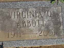 Virginia Elizabeth <I>Quint</I> Abbott 