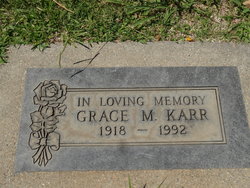Grace Mildred <I>Spurgeon</I> Karr 