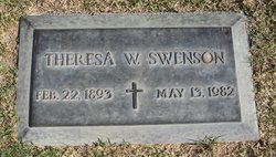 Theresa Williamina <I>Lee</I> Swenson 