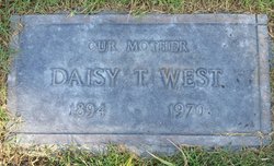 Daisy Evelyn <I>Tieman</I> West 