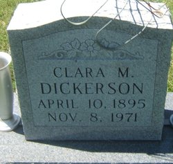 Clara Marie <I>Mayle, Barnett and Dickerson</I> Dickerson 
