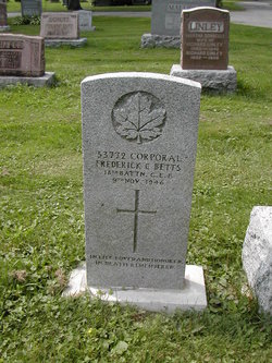 Corporal Frederick Charles Betts 