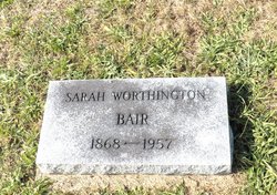 Sarah <I>Worthington</I> Bair 