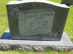 Carrie <I>Dudley</I> Otts 