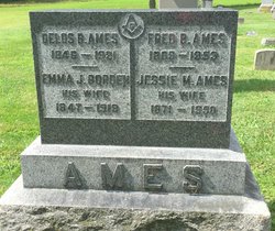 Emma J <I>Borden</I> Ames 