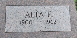 Alta E <I>Jones</I> Aldrich 