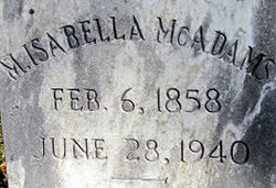Margaret Isabella <I>Smith</I> McAdams 