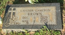 Lavonia <I>Cameron</I> Brown 