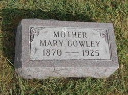 Mary Penel <I>Rowley</I> Cowley 