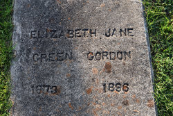 Elizabeth Jane <I>Green</I> Gordon 